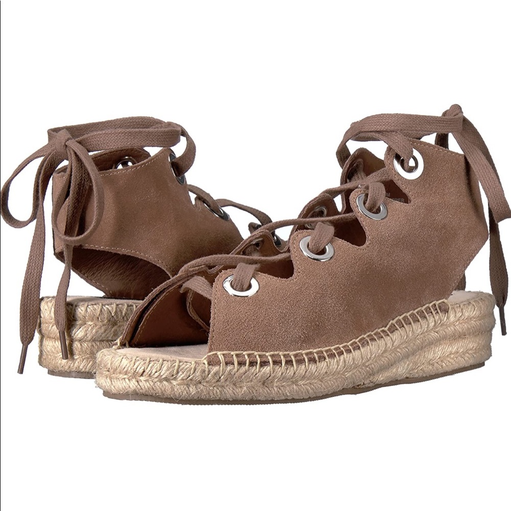 Steve Madden Ibina Espadrille lace up sandal NIB